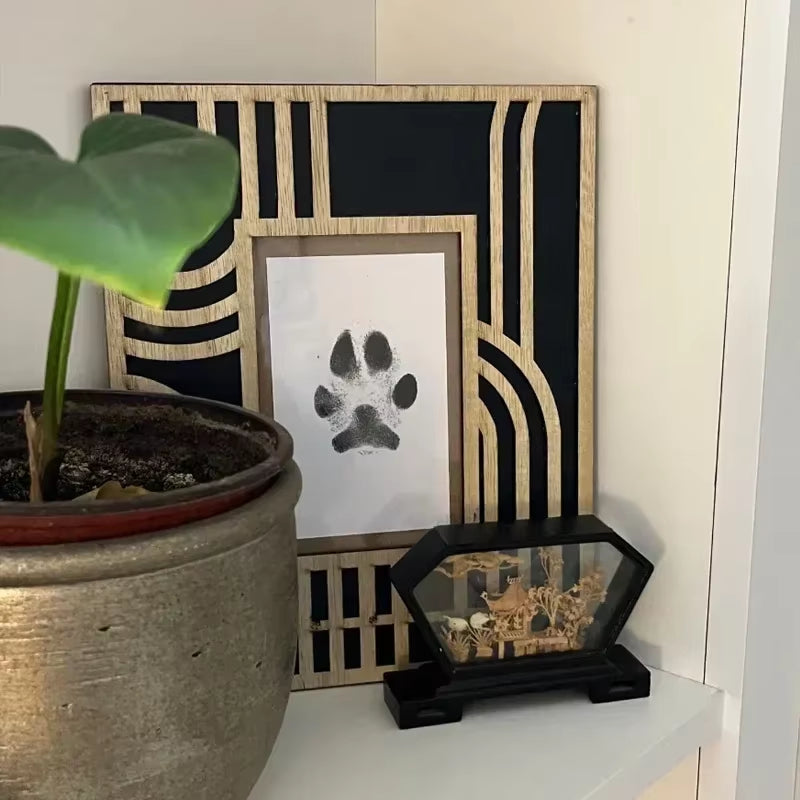 Non-Toxic Pet Footprint & Handprint Ink Pad - Safe & Easy Paw Print Keepsake for Dogs and Babies