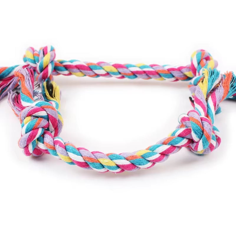 Durable Hemp Rope Knot Chew Toy for Dogs - Ideal for Teeth Cleaning and Playtime Fun!