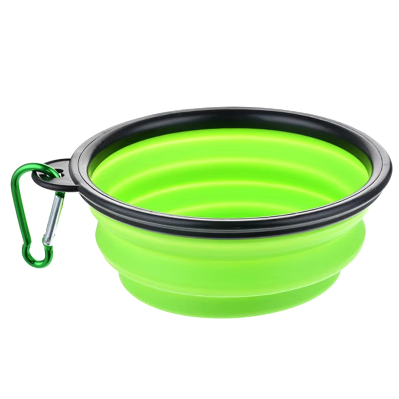 Large Collapsible Silicone Dog Bowl - Portable Travel Feeder for Pets (350/1000Ml)