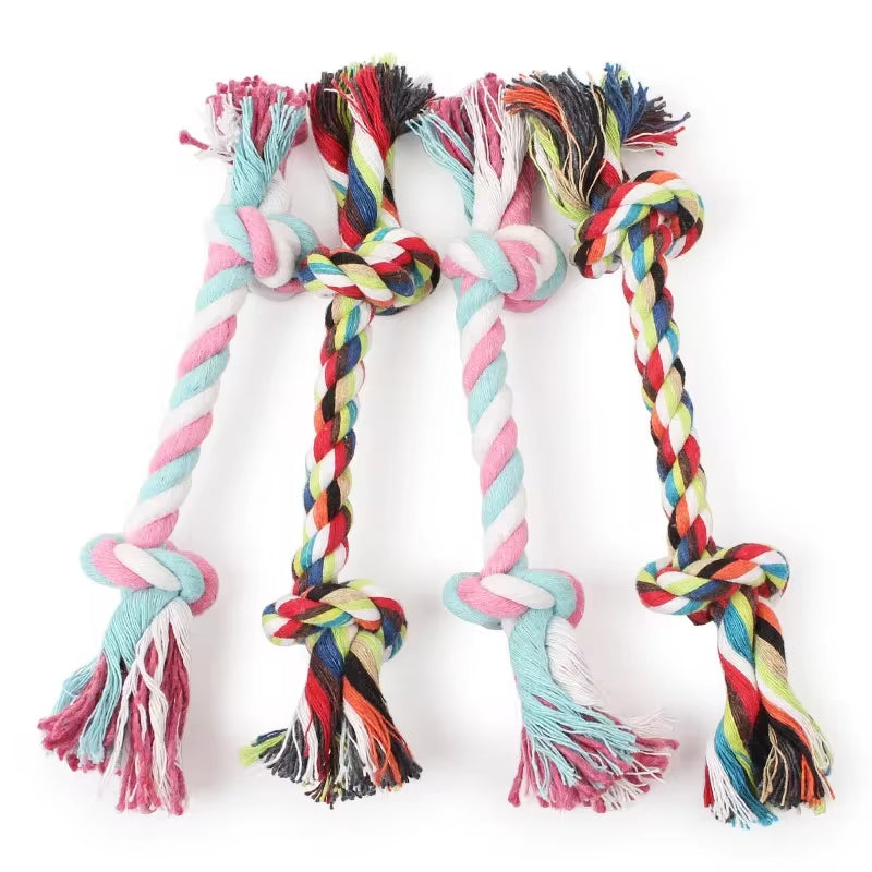 Durable Hemp Rope Knot Chew Toy for Dogs - Ideal for Teeth Cleaning and Playtime Fun!