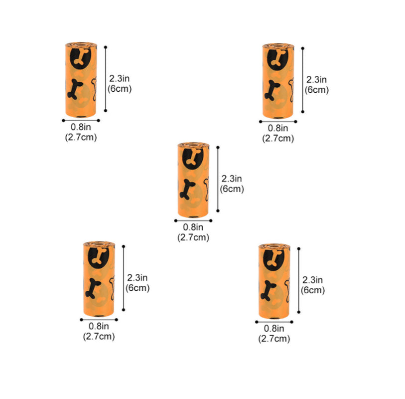 Eco-Friendly Dog Poop Bags - Essential Pet Waste Supplies for Easy Cleanup