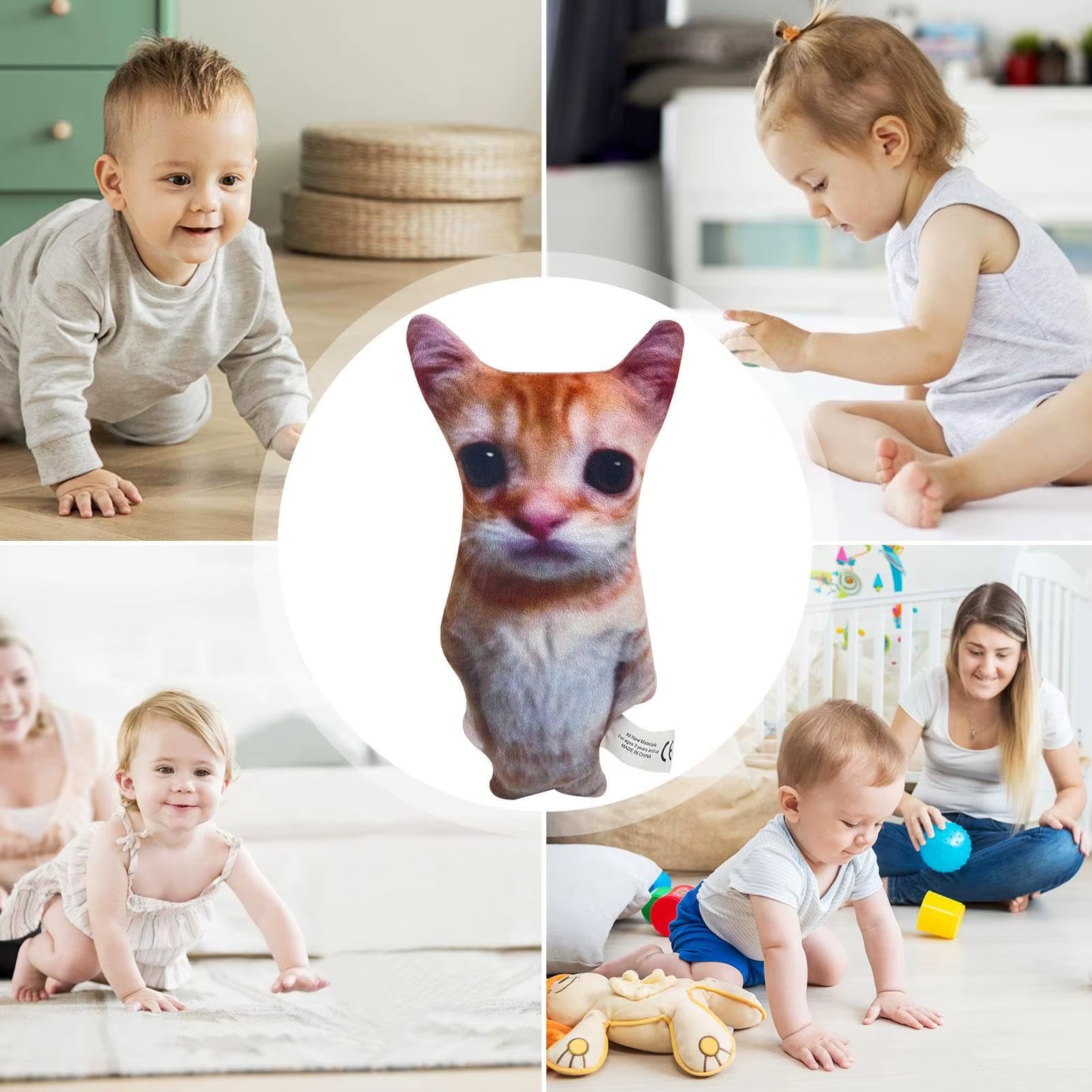 21Cm Cute El Gato Cat Plush Toys Wowwow Cat Dolls Plushies Simulation Stuffed Animals Birthday Holiday Gift Kids Collectible Toy