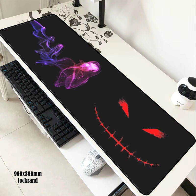 Abstract Red Mousepad Gamer 900X300X3Mm Gaming Mouse Pad Best Notebook Pc Accessories Christmas Gifts Padmouse Ergonomic Mats