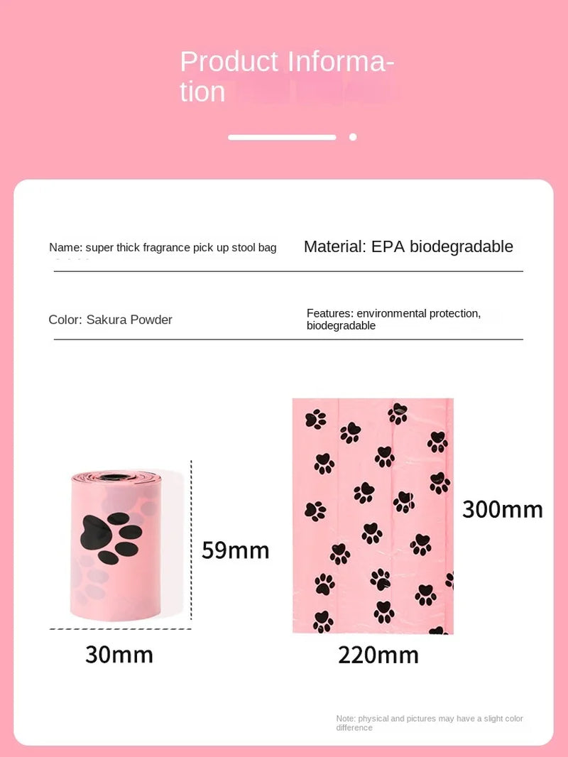 EPI Intensification Biodegradable Dog Poop Bags with Dispenser – Eco-Friendly Pet Waste Solution