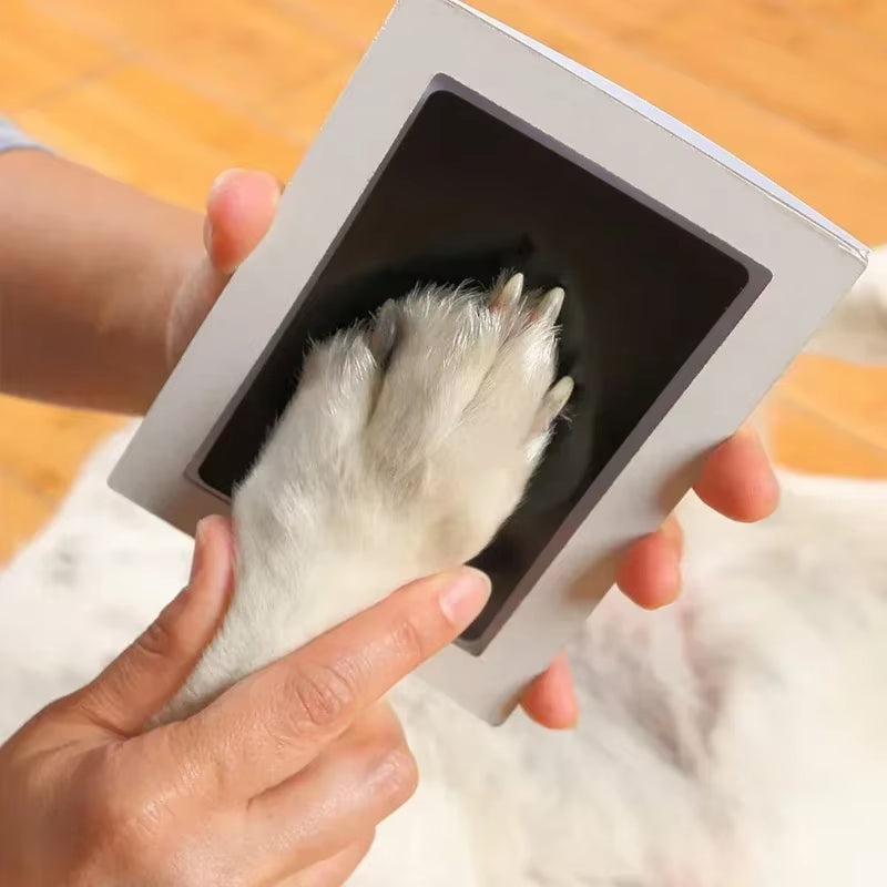 Non-Toxic Pet Footprint & Handprint Ink Pad - Safe & Easy Paw Print Keepsake for Dogs and Babies