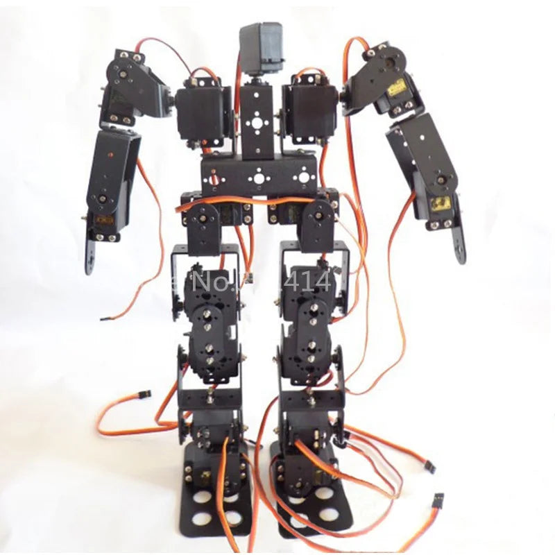 1Set 17DOF Biped Humanoid Educational Robot Kit Servo Bracket Robot Parts Walking Robot DIY for Hobbyists Robot Competition