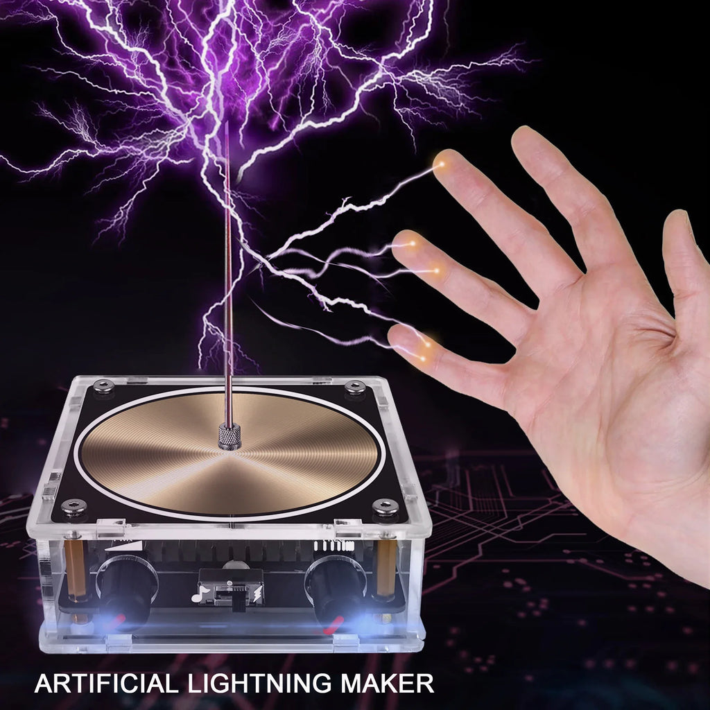 Bluetooth Music Tesla Coil Arc Plasma Loudspeaker Wireless Transmission Touchable Artificial Lightning Education Experiment Toy