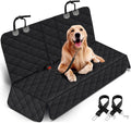 Premium Waterproof Dog Back Seat Cover (with Middle Armrest Access) – Black