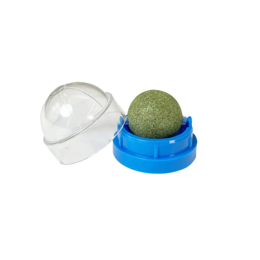 Natural Catnip Wall Ball Toy - Healthy Scratchers & Treats for Happy Cats!