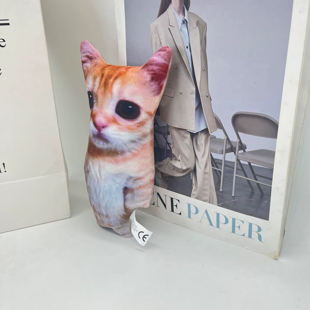 21Cm Cute El Gato Cat Plush Toys Wowwow Cat Dolls Plushies Simulation Stuffed Animals Birthday Holiday Gift Kids Collectible Toy
