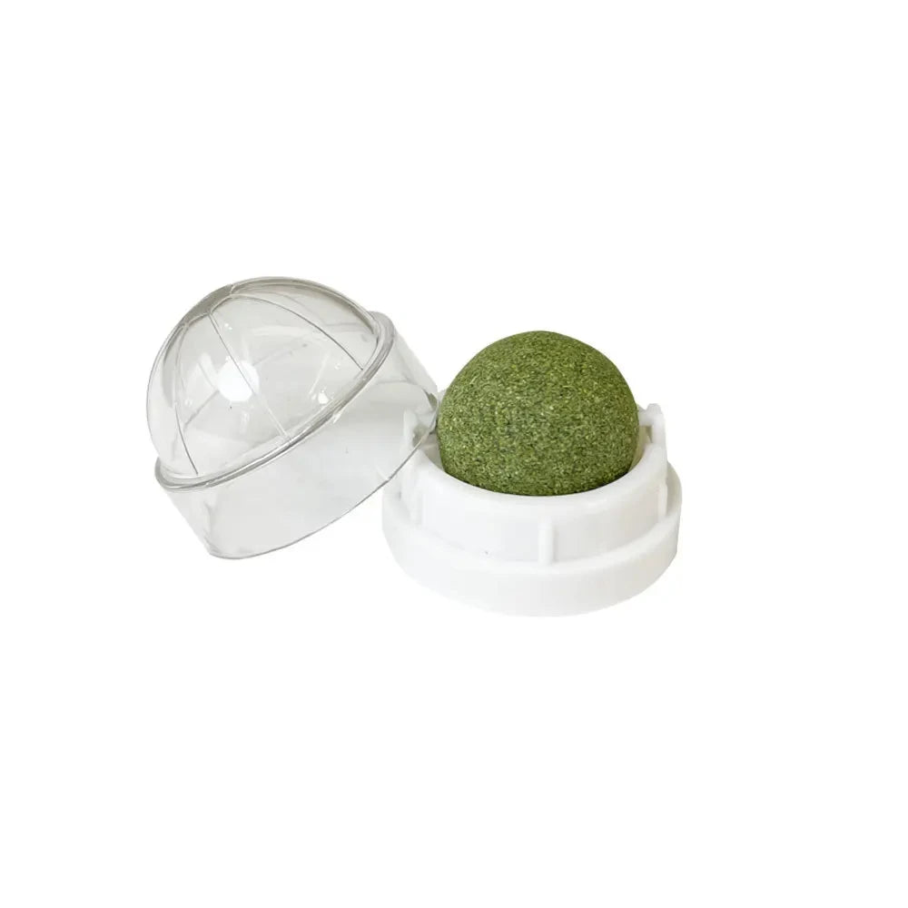 Natural Catnip Wall Ball Toy - Healthy Scratchers & Treats for Happy Cats!