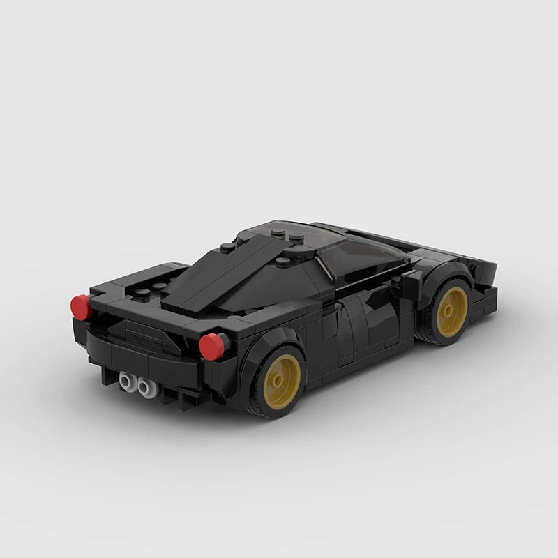 MOC Racing Car Assembly Model City Sports Car Building Block Creative Garage Toy Education Bricks Christmas Children'S Gift
