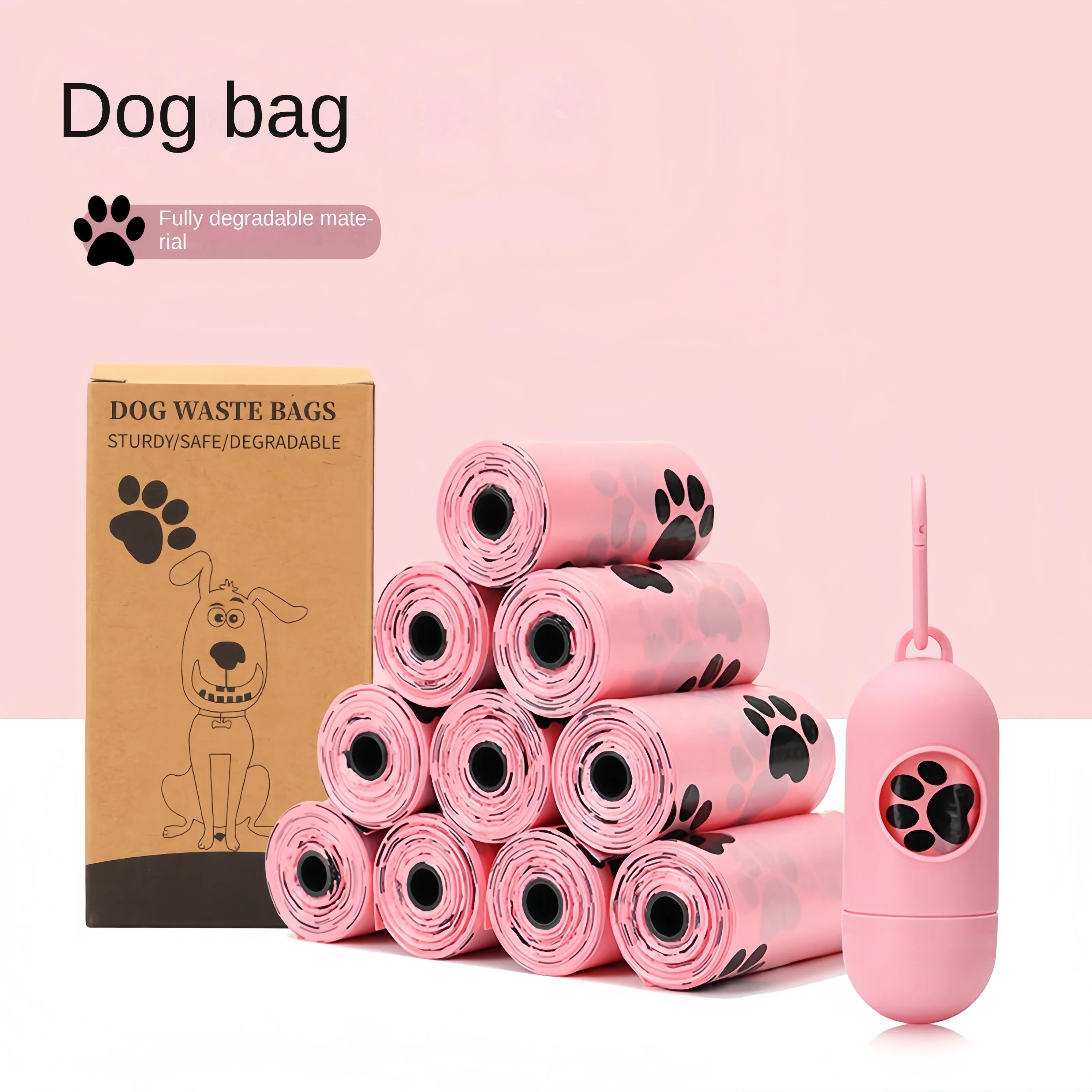 EPI Intensification Biodegradable Dog Poop Bags with Dispenser – Eco-Friendly Pet Waste Solution