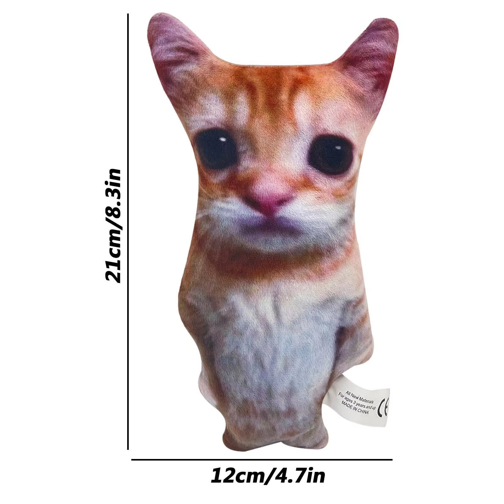 21Cm Cute El Gato Cat Plush Toys Wowwow Cat Dolls Plushies Simulation Stuffed Animals Birthday Holiday Gift Kids Collectible Toy