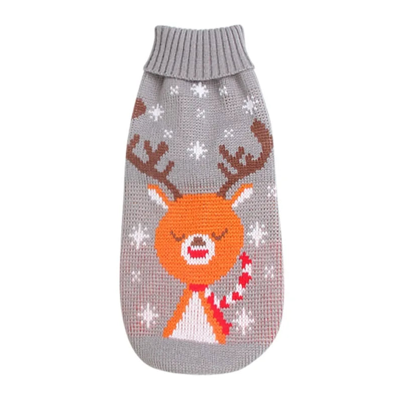 Cozy Knitted Pet Sweater - Stylish Winter Coat for Small to Medium Dogs and Cats