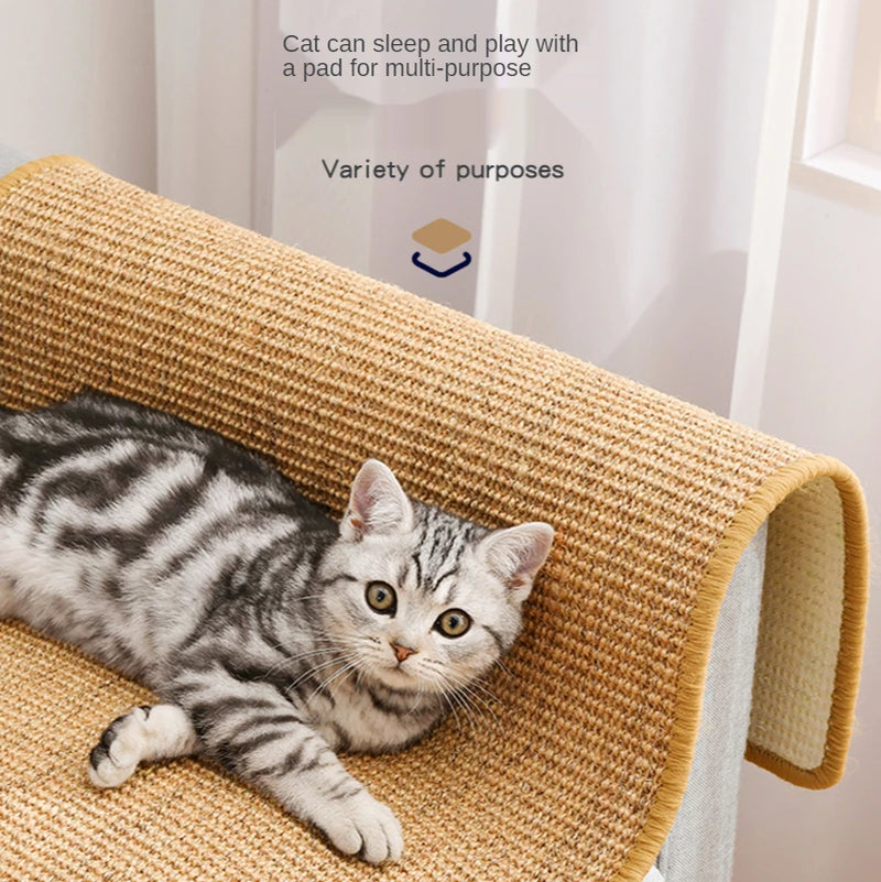 Ultimate Cat Scratcher Sisal Mat - Protect Your Furniture & Keep Your Cat's Nails Sharp!