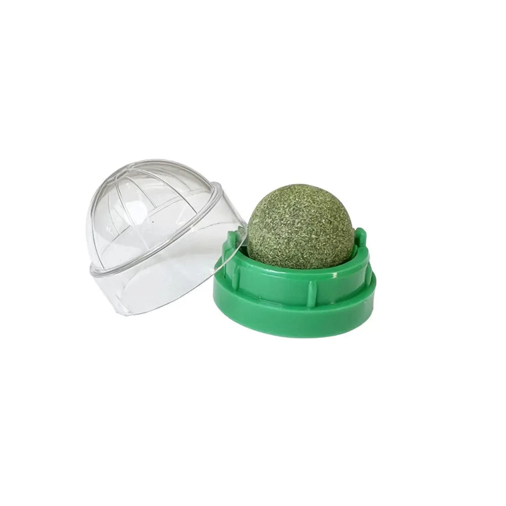 Natural Catnip Wall Ball Toy - Healthy Scratchers & Treats for Happy Cats!