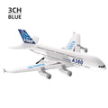 A380 2CH 3CH RC Airplane Airbus EPP Foam Aircraft Toy 2.4G Glide Fixed Wing RTF Plane Outdoor Toys Drone Children Birthday Gifts