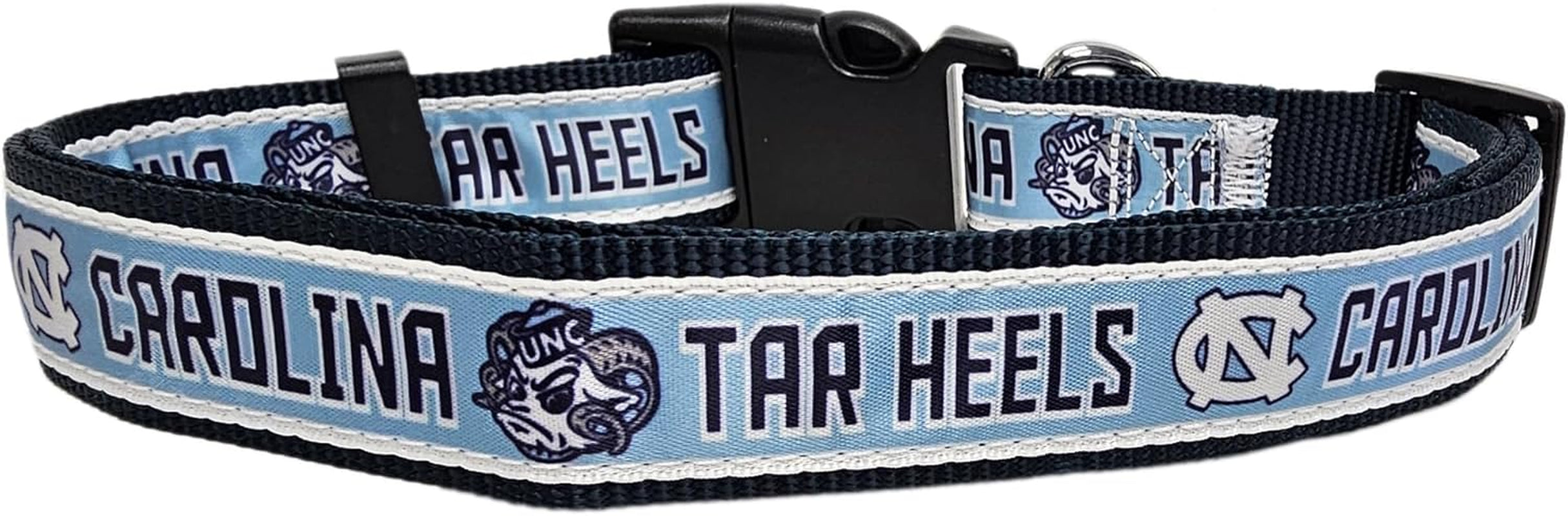 Collegiate PET Collar NEW VERSION Mississippi Ole Miss Rebels Dog Collar, Size Small. Best Sports Team Color for Dogs & Cats. a Shiny & Colorful Dog & Cat Collar Licensed by the NCAA